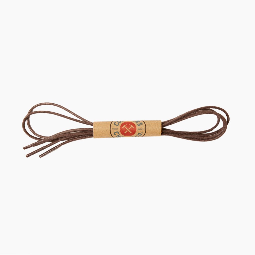 Round Waxed Cotton Laces | Brown