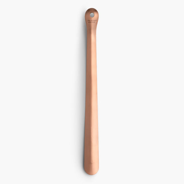 16" Metal Shoe Horn | Brushed Copper