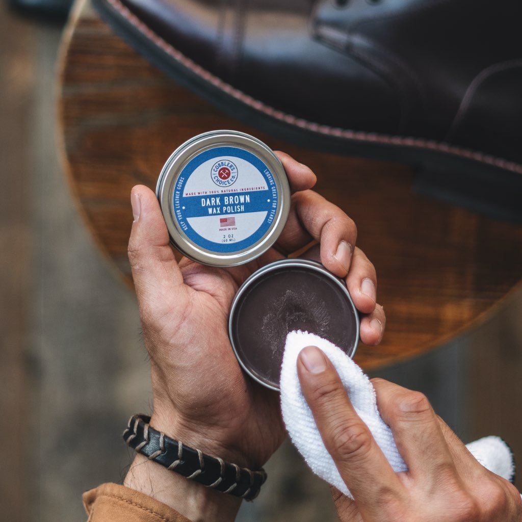 Dark Brown Wax Polish Cobbler's Choice Co.