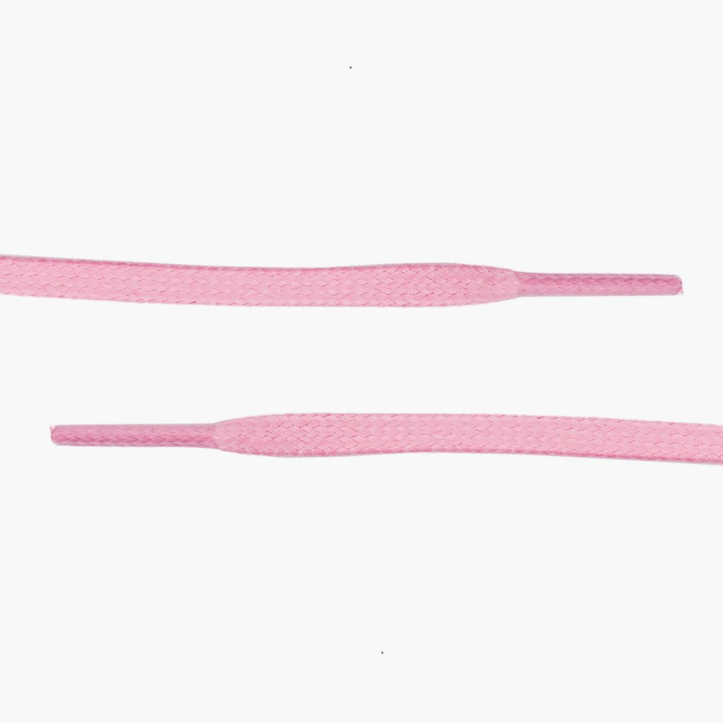 Pink Flat Waxed Cotton Shoe Laces Cobbler's Choice